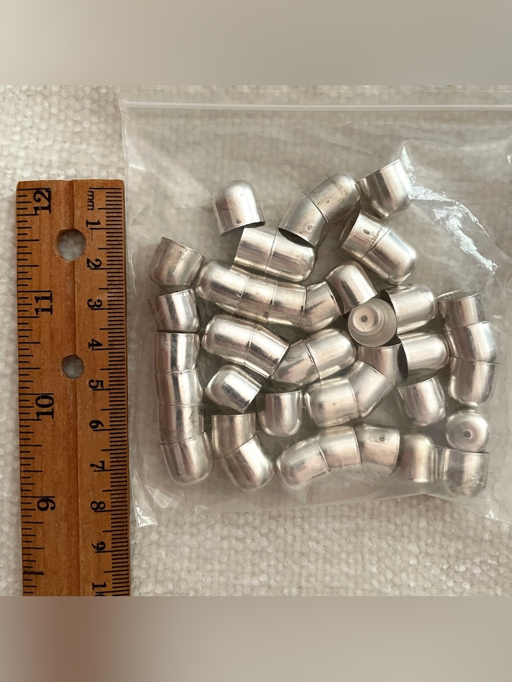 LOT - Silver-Antique Silver-Gold plated Asstd Jewelry Findings & Accents (172g) - Picture 12 of 13